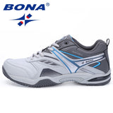 BONA New Classics Style Men Tennis Shoes Lace Up Men Sport Shoes Top Quality Comfortable Male Sneakers Shoes Fast Free Shipping