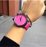 New Arrive Super Cool Women Fashion Quartz Watch Classic Simple Style Leather Watches Ladies Creative Jelly Dress Wristwatches