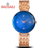 BAOSAILI 958 New Style Blue Gold Women Luxury Watches Fashion Dress Creative Quartz Watch Minimalist Lady Bracelet watch 20