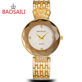 BAOSAILI 958 New Style Blue Gold Women Luxury Watches Fashion Dress Creative Quartz Watch Minimalist Lady Bracelet watch 20