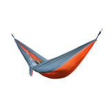 Portable Lightweight Nylon Parachute Double Hammock Multifunctional 2 People Hamak Camping Backpacking Travel Beach Yard Garden