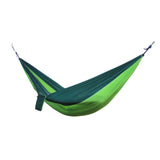 Portable Lightweight Nylon Parachute Double Hammock Multifunctional 2 People Hamak Camping Backpacking Travel Beach Yard Garden