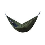 Portable Lightweight Nylon Parachute Double Hammock Multifunctional 2 People Hamak Camping Backpacking Travel Beach Yard Garden