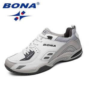 BONA New Popular Style Men Tennis Shoes Outdoor Jogging Sneakers Lace Up Men Athletic Shoes Comfortable Light Soft Free Shipping