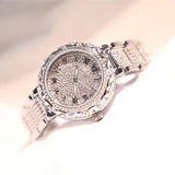 2017 New Style High Quality Women Watch Luxury Full Diamond Lady Wristwatches Dress Watch Female Full Rhinestone Hours Clocks