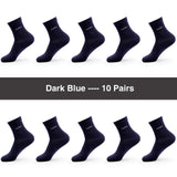 2018 Men Bamboo Socks Brand Guarantee Anti-Bacterial Comfortable Deodorant Breathable Casual Business Man Sock (10 Pairs / Lot)