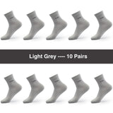 2018 Men Bamboo Socks Brand Guarantee Anti-Bacterial Comfortable Deodorant Breathable Casual Business Man Sock (10 Pairs / Lot)