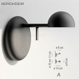 Modern Pin LED Wall Lamp Nordic Designed White Black DIY Bedroom Bedside Foyer Wall Sconces Home Living Room Lighting Fixtures