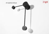 2018 NEW Minimalist art Dots wall light modern LED living room wall lamp Nordic creative aisle lighting fixtures Black White