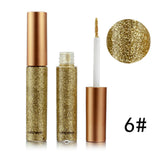 Metallic Shiny Smoky Eyes Eyeshadow Waterproof Glitter Liquid Eyeliner