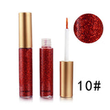 Metallic Shiny Smoky Eyes Eyeshadow Waterproof Glitter Liquid Eyeliner