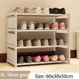 Multi Layer Shoe Rack Nonwovens Steel Pipe Easy to install home Shoe cabinet Shelf Storage Organizer Stand Holder Space Saving