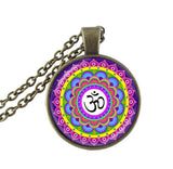 Special Offer Promotion Collier Collares Om Pendant Necklace Zen Yoga Necklaces Jewelry Indian Namaste Fashion For Colares HZ1