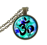 Special Offer Promotion Collier Collares Om Pendant Necklace Zen Yoga Necklaces Jewelry Indian Namaste Fashion For Colares HZ1