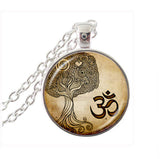 Special Offer Promotion Collier Collares Om Pendant Necklace Zen Yoga Necklaces Jewelry Indian Namaste Fashion For Colares HZ1