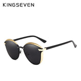 KINGSEVEN Cat Eye Sunglasses Women Fashion Ladies Sun Glasses Female Vintage Shades Oculos de sol Feminino UV400