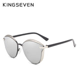 KINGSEVEN Cat Eye Sunglasses Women Fashion Ladies Sun Glasses Female Vintage Shades Oculos de sol Feminino UV400