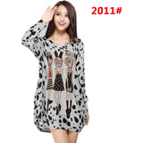 2018 autumn summer women casual long sleeve t shirt tops tees plus size loose fashion tunic t-shirt big large 5XL