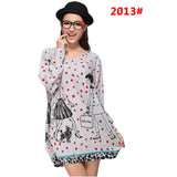 2018 autumn summer women casual long sleeve t shirt tops tees plus size loose fashion tunic t-shirt big large 5XL