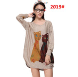 2018 autumn summer women casual long sleeve t shirt tops tees plus size loose fashion tunic t-shirt big large 5XL