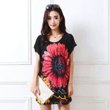 2018 spring summer women tops Plus Size Women short sleeve Loose Casual tunic big large tops tees t shirt 4xl 5xl