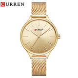 CURREN Hot Fashion Simple Style New Ladies Bracelet Watches Women Dress Wristwatch Quartz Female Clock Gifts relogios feminino