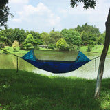 Multiuse Portable Hammock Camping Survivor ultralight Hammock with Mosquito Net Stuff Sack unnel Shape Swing Bed Tent