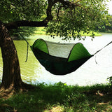 Multiuse Portable Hammock Camping Survivor ultralight Hammock with Mosquito Net Stuff Sack unnel Shape Swing Bed Tent