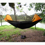 Multiuse Portable Hammock Camping Survivor ultralight Hammock with Mosquito Net Stuff Sack unnel Shape Swing Bed Tent