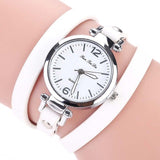 2018 Fashion New Simple Style Thin Leather Casual Bracelet Watch Wristwatch Women Dress Watches (size:60cm) LL@17