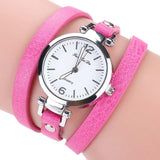 2018 Fashion New Simple Style Thin Leather Casual Bracelet Watch Wristwatch Women Dress Watches (size:60cm) LL@17