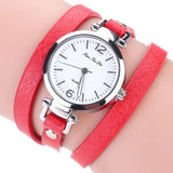 2018 Fashion New Simple Style Thin Leather Casual Bracelet Watch Wristwatch Women Dress Watches (size:60cm) LL@17