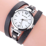 2018 Fashion New Simple Style Thin Leather Casual Bracelet Watch Wristwatch Women Dress Watches (size:60cm) LL@17