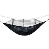 Outdoors Camping Hammock With Mosquito Net RipStop Nylon Lightweight Bug Free Hiking Backpacking Portable Double Reversible