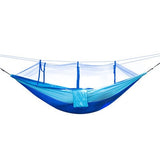 Outdoors Camping Hammock With Mosquito Net RipStop Nylon Lightweight Bug Free Hiking Backpacking Portable Double Reversible