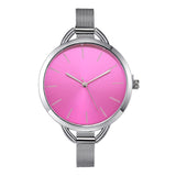 2018 New Luxury European Style Ladies Quartz Watches Stainless Steel Elegant Big Dial Women Casual Wristwatch Female Dress clock