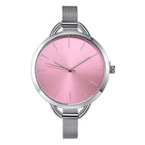 2018 New Luxury European Style Ladies Quartz Watches Stainless Steel Elegant Big Dial Women Casual Wristwatch Female Dress clock