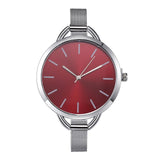 2018 New Luxury European Style Ladies Quartz Watches Stainless Steel Elegant Big Dial Women Casual Wristwatch Female Dress clock