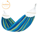 METIME  Hammock with stick Double/Single  High Quality Garden swing Sleeping bed Portable Outdoor Camping Garden hanging chair