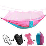 Drop Shipping Portable Mosquito Net Hammock Tent With Adjustable Straps And Carabiners Large Stocking  21 Colors In Stock