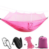 Drop Shipping Portable Mosquito Net Hammock Tent With Adjustable Straps And Carabiners Large Stocking  21 Colors In Stock