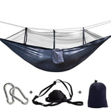 Drop Shipping Portable Mosquito Net Hammock Tent With Adjustable Straps And Carabiners Large Stocking  21 Colors In Stock