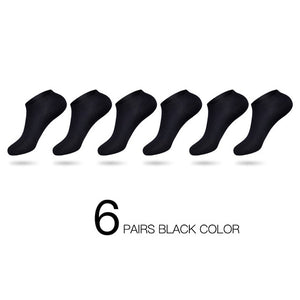 HSS Brand 6Pairs/lot Men Cotton Socks Summer Thin Breathable Socks High Quality No Show Boat Socks Short Men Meias Sokken