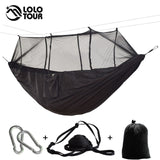 Ultralight Outdoor Camping Hunting Mosquito Net Parachute Hammock 2 Person Flyknit Hamaca Garden Hamak Hanging Bed Leisure Hamac