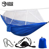 Ultralight Outdoor Camping Hunting Mosquito Net Parachute Hammock 2 Person Flyknit Hamaca Garden Hamak Hanging Bed Leisure Hamac