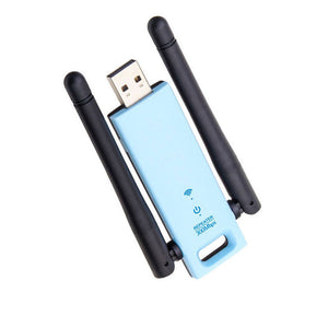 USB WIFI Adapter Wireless Network Dongle Premium Tablet Laptop Signal Amplifier Repeater WD-R603 Blue Notebook High Gain