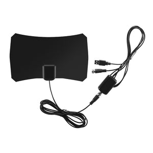 Digital TV Antenna Indoor 1080P 50 Miles Long Range HDTV Antenna with USB Powered Amplifier