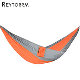 Hiking Camping 270*140cm Hammock Portable Nylon Safety Parachute Hamac Hanging Chair Swing Outdoor Double Person Leisure Hamak