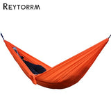 Hiking Camping 270*140cm Hammock Portable Nylon Safety Parachute Hamac Hanging Chair Swing Outdoor Double Person Leisure Hamak