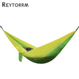 Hiking Camping 270*140cm Hammock Portable Nylon Safety Parachute Hamac Hanging Chair Swing Outdoor Double Person Leisure Hamak